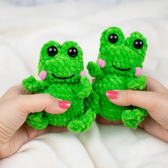 Häkelanleitung Frosch – süßes Kuscheltier als PDF Anleitung