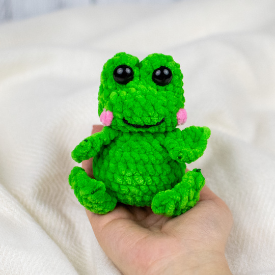 Häkelanleitung Frosch – süßes Kuscheltier als PDF Anleitung