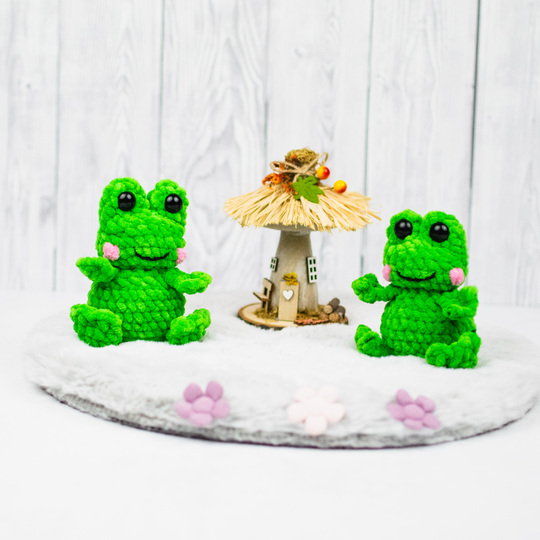 Häkelanleitung Frosch – süßes Kuscheltier als PDF Anleitung