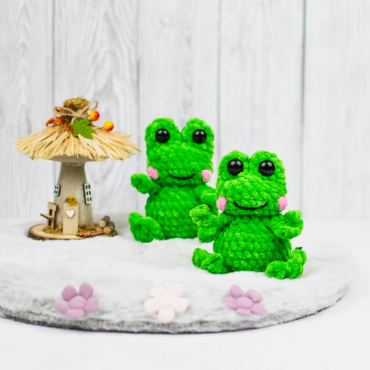 Häkelanleitung Frosch – süßes Kuscheltier als PDF Anleitung