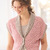 Jacke mit gehäkeltem Kragen