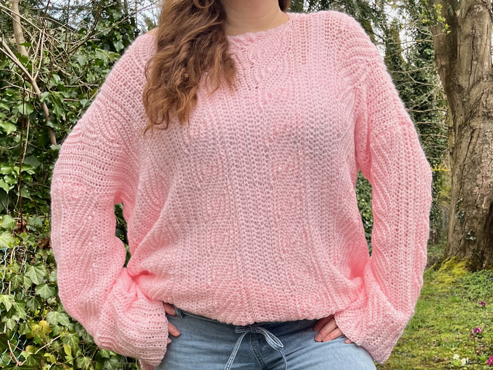 Crochet Pattern Sweater "Peony"