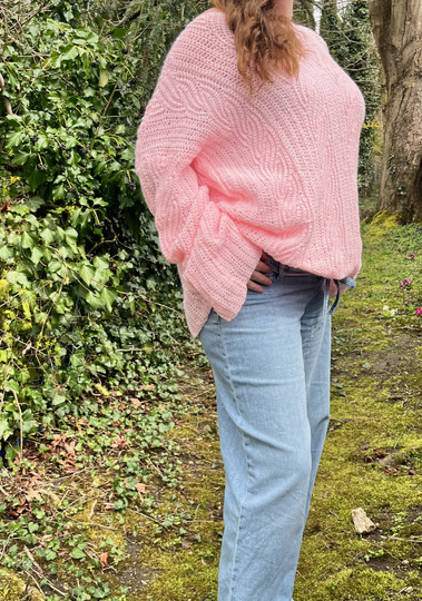 Häkelanleitung Pullover "Pfingstrose"