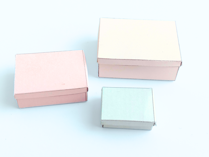 Miniatur-Büro-Set 1:12 Pastell