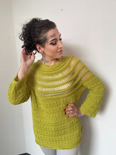 Häkelanleitung Pulli "KIWI"