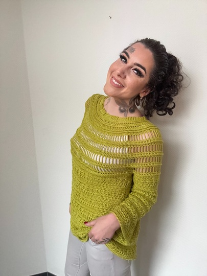 Häkelanleitung Pulli "KIWI"