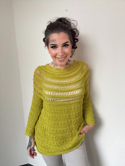 Häkelanleitung Pulli "KIWI"