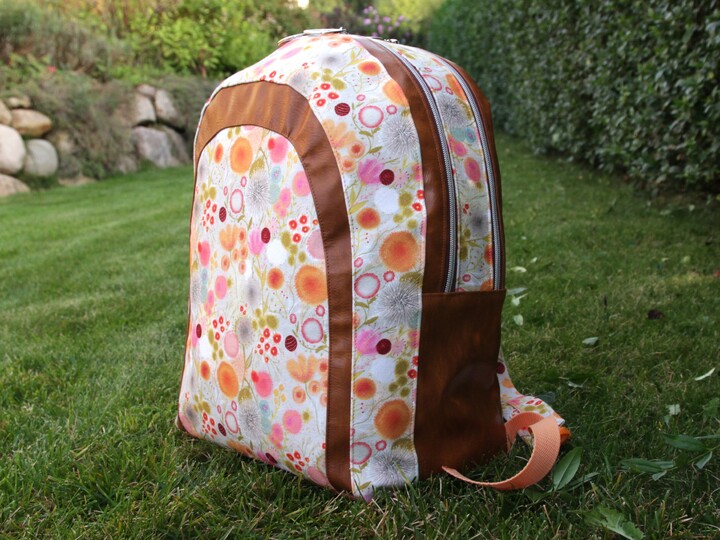 Laptop-Rucksack (15 Zoll) „Hedeby“ nähen – Anleitung & Schnittmuster