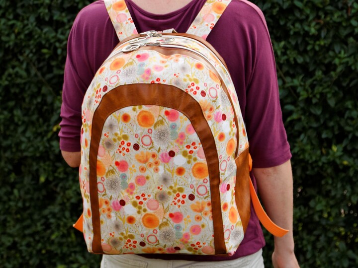 Laptop-Rucksack (15 Zoll) „Hedeby“ nähen – Anleitung & Schnittmuster