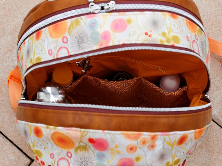 Laptop-Rucksack (15 Zoll) „Hedeby“ nähen – Anleitung & Schnittmuster