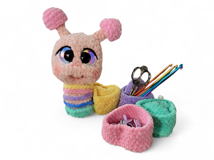 Crochet Pattern: Stekli Interactive Caterpillar
