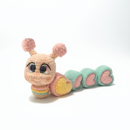 Crochet Pattern: Stekli Interactive Caterpillar