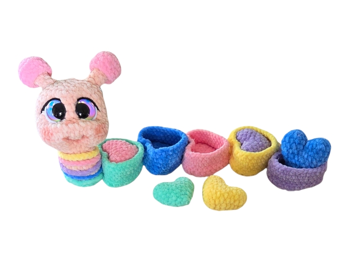 Crochet Pattern: Stekli Interactive Caterpillar