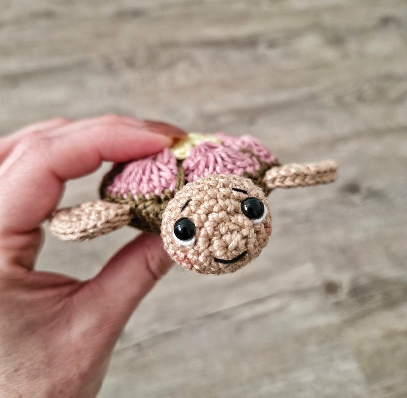 PDF Häkelanleitung Amigurumi African Flower Schildkröte Florentina - Bild 5
