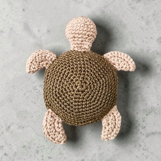 PDF Häkelanleitung Amigurumi African Flower Schildkröte Florentina