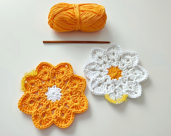 Daisy Coasters - Beginner-friendly Crochet Pattern