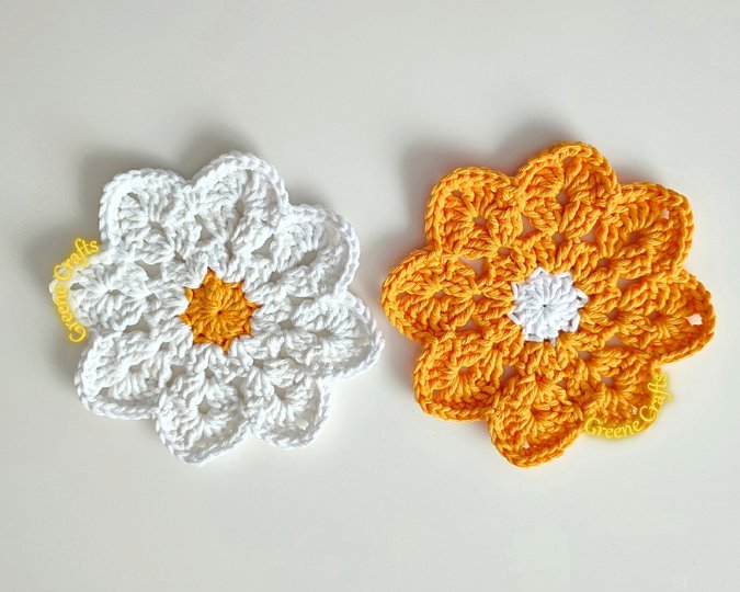 Daisy Coasters for Mother's Day - Beginner-friendly Crochet Pattern