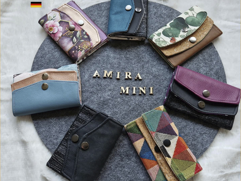 Nähanleitung Geldbeutel Amira Mini