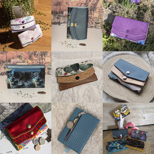 Nähanleitung Geldbeutel Amira Mini