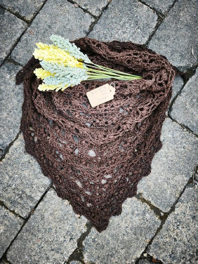 Häkelanleitung Dreieckstuch Fiori