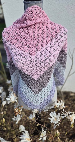 Häkelanleitung Dreieckstuch Fiori