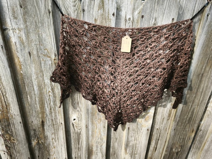 Häkelanleitung Dreieckstuch Fiori