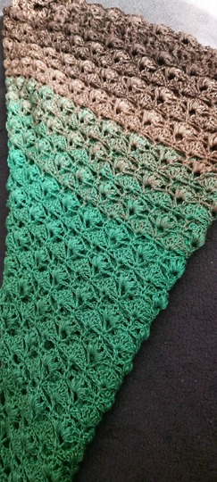 Häkelanleitung Dreieckstuch Fiori