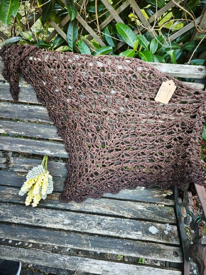 Häkelanleitung Dreieckstuch Fiori