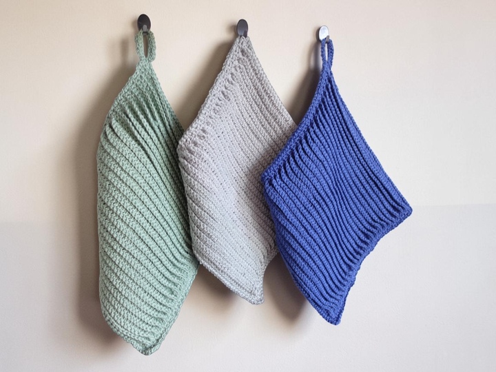 Potholders & Washing-Up Cloth - Crochet Pattern