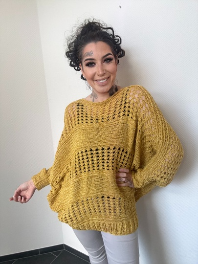 Häkelanleitung Fledermauspulli "GOLDY"