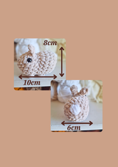 kleiner Hase Häkelanleitung - PDF