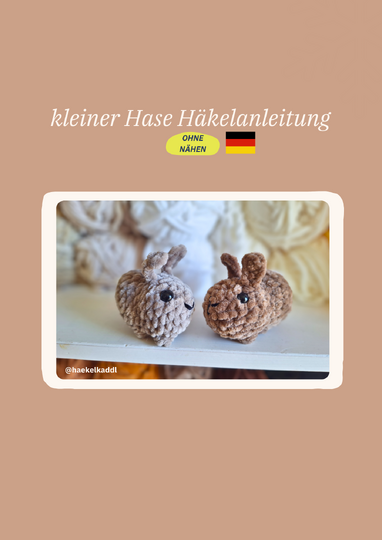 kleiner Hase Häkelanleitung - PDF