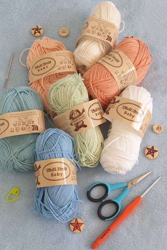 Häkelanleitung für Struktur-Baby-Puschen Molly - Bild 4