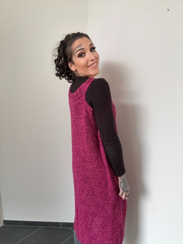 Häkelanleitung Longweste "POWERGIRL" - Bild 7