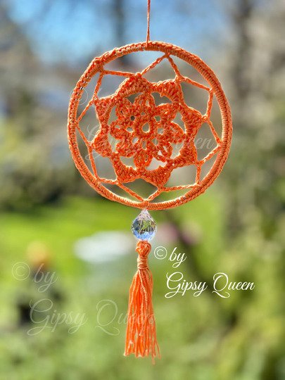 Mini Mandala Häkelanleitung | Boho Traumfänger häkeln | Fensterdeko DIY