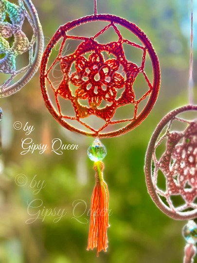 Mini Mandala Häkelanleitung | Boho Traumfänger häkeln | Fensterdeko DIY