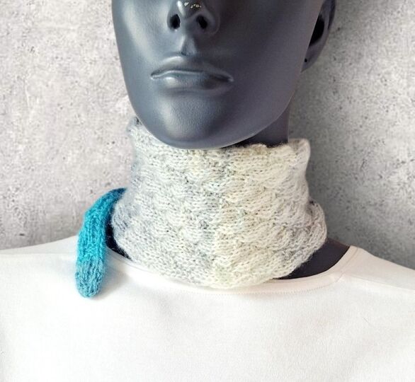 Strickanleitung Mini-Schal, Halstuch, ideal zur Resteverwertung  #376