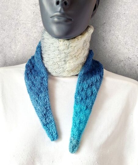 Strickanleitung Mini-Schal, Halstuch, ideal zur Resteverwertung  #376