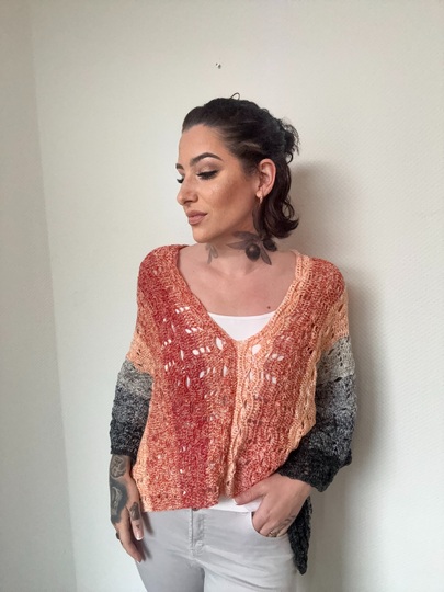 Häkelanleitung Double-Trouble-Shirt "LAVA"