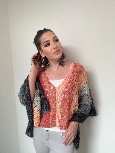 Häkelanleitung Double-Trouble-Shirt "LAVA"