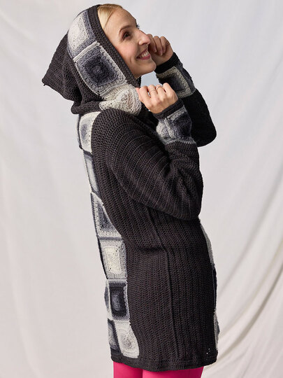 JACKE GILLIAN … MIT GRANNYS GEHÄKELT