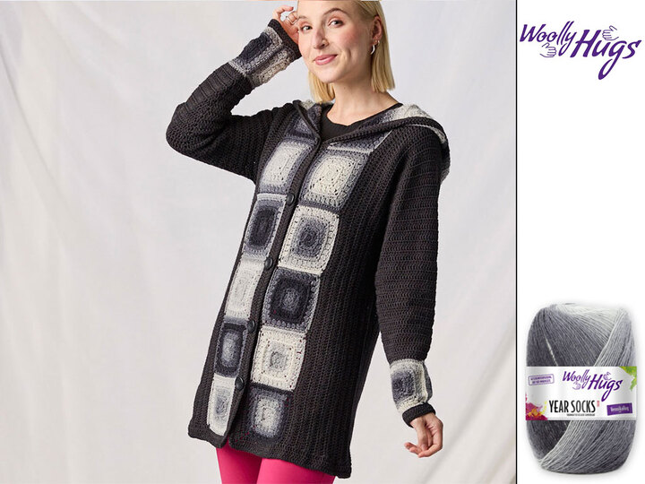 JACKE GILLIAN … MIT GRANNYS GEHÄKELT