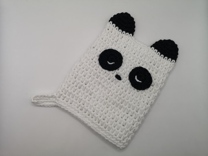 Waschhandschuh Häkelanleitung - Kosmetik-Abschminkhandschuh häkeln