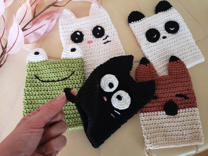 Waschhandschuh Häkelanleitung - Kosmetik-Abschminkhandschuh häkeln