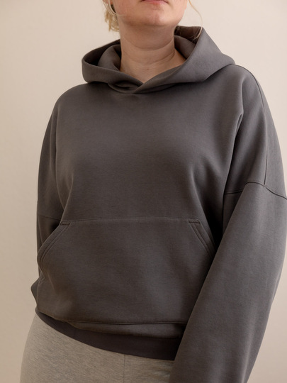 Oversized hoodie sewing pattern for women sizes 30-48