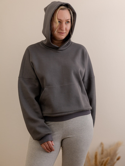 Oversized hoodie sewing pattern for women  Tall sizes 30-48