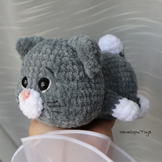 Crochet Plushie Kitten Pattern