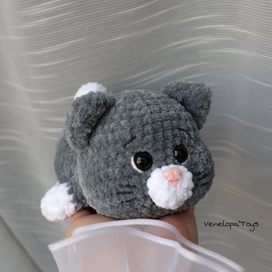 Crochet Plushie Kitten Pattern