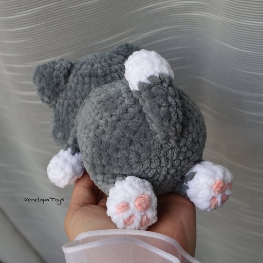 Crochet Plushie Kitten Pattern