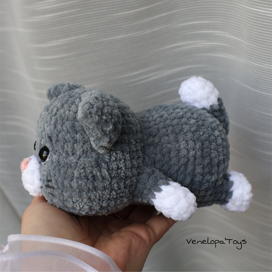Crochet Plushie Kitten Pattern